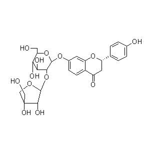 芹糖新甘草苷,Liquiritigenin-7-O-apiosyl(1-2)-glucoside
