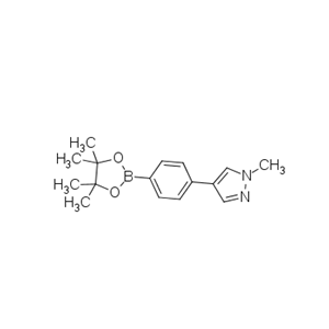 1-methyl-4-[4-(4,4,5,5-tetramethyl-1,3,2-dioxaborolan-2-yl)phenyl]pyrazole