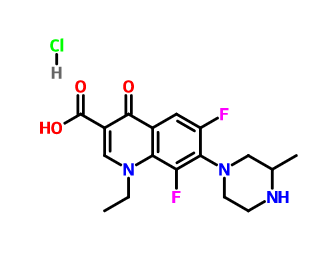 盐酸洛美沙星,Lomefloxacin hydrochloride