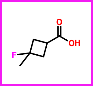 3-氟-3-甲基环丁烷羧酸