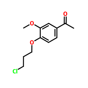 4-(3-氯丙氧基)-3-甲氧基苯乙酮,4-(3-chloropropoxy)-3-methoxyacetophenone