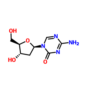 地西他滨杂质9,4-amino-1-((2R,4S,5R)-4-hydroxy-5-(hydroxymethyl)tetrahydrofuran-2-yl)-1,3,5-triazin-2(1H)-one
