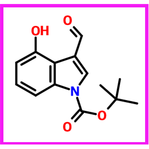 3-甲酰基-4-羟基吲哚-1-羧酸叔丁酯,1-Boc-3-Formyl-4-hydroxyindole
