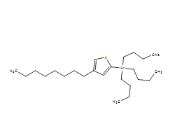 三丁基(4-辛基噻吩-2-基)锡,IN1581, Tributyl(4-octylthiophen-2-yl)stannane