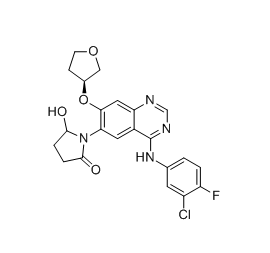 阿法替尼杂质11,1-(4-((3-chloro-4-fluorophenyl)amino)-7-(((S)-tetrahydrofuran-3-yl) oxy)quinazolin-6-yl)-5-hydroxypyrrolidin-2-one