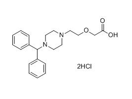 西替利嗪杂质08（2HCl）,2-(2-(4-benzhydrylpiperazin-1-yl)ethoxy)acetic acid dihydrochloride