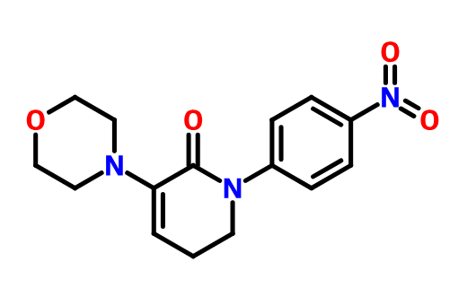 5,6-二氫-3-(4-嗎啉基)-1-(4-硝基苯基)-2(1H)-吡啶酮,3-Morpholino-1-(4-nitrophenyl)-5,6-dihydropyridin-2(1H)-one