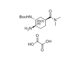 依度沙班杂质24（草酸盐）,tert-butyl ((1R,2R,5S)-2-amino-5-(dimethylcarbamoyl)cyclohexyl) carbamate oxalate