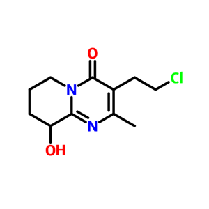 帕利哌酮杂质N,3-(2-Chloroethyl)-6,7,8,9-tetrahydro-9-hydroxy-2-methyl-4H-pyrido[1,2-a]pyrimidin-4-one