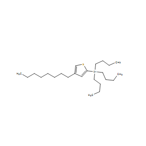 三丁基(4-辛基噻吩-2-基)锡,IN1581, Tributyl(4-octylthiophen-2-yl)stannane