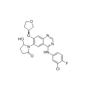 阿法替尼杂质11,1-(4-((3-chloro-4-fluorophenyl)amino)-7-(((S)-tetrahydrofuran-3-yl) oxy)quinazolin-6-yl)-5-hydroxypyrrolidin-2-one