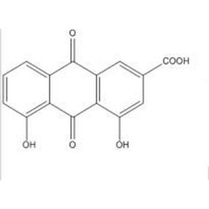 大黄酸、山扁豆酸、1,8-二羟基-3-羧基蒽醌
