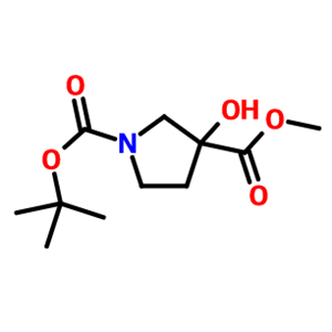 1-BOC-3-羟基-3-羧酸甲酯吡咯烷