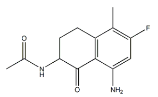 N-(8-氨基-6-氟-5-甲基-1-氧代-1,2,3,4-四氢萘-2-基)乙酰胺,N-(8-amino-6-fluoro-5-methyl-1-oxo-3,4-dihydro-2H-naphthalen-2-yl)acetamide