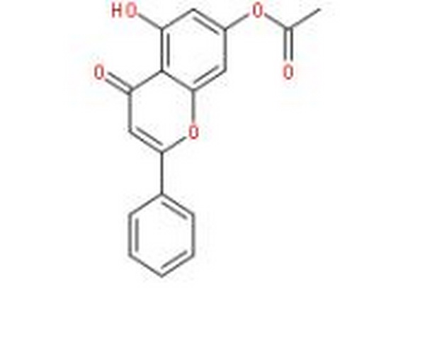 5-羟基-7-乙酰氧基黄酮,5-Hydroxy-4-oxo-2-phenyl-4H-chromen-7-yl acetate