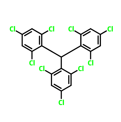 2-[bis(2,4,6-trichlorophenyl)methyl]-1,3,5-trichlorobenzene,2-[bis(2,4,6-trichlorophenyl)methyl]-1,3,5-trichlorobenzene
