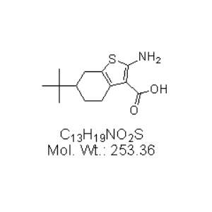 2-amino-6-tert-butyl-4,5,6,7-tetrahydrobenzo[b]thiophene-3-carboxylic acid