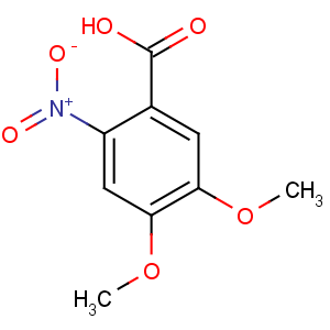 6-硝基藜芦酸,4,5-Dimethoxy-2-nitrobenzoic acid