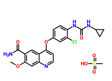 樂伐替尼,lenvatinib Mesylate