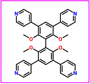 4,4',4'',4'''-(2,2',6,6'-tetramethoxy-[1,1'-biphenyl]-3,3',5,5'-tetrayl)tetrapyridine