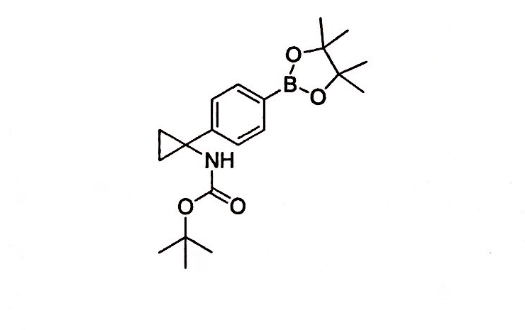 [4-〔1-(N- BOC-氨基)环丙基]苯基硼酸频哪醇酯,4-[1-(N-BOC-AMino)cyclopropyl]phenylboronic acid, pinacol ester