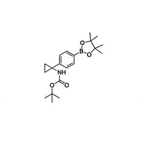[4-〔1-(N- BOC-氨基)环丙基]苯基硼酸频哪醇酯,4-[1-(N-BOC-AMino)cyclopropyl]phenylboronic acid, pinacol ester