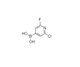 (2-chloro-6-fluoropyridin-4-yl)boronic acid