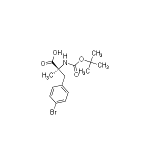 (2S)-3-(4-bromophenyl)-2-methyl-2-[(2-methylpropan-2-yl)oxycarbonylamino]propanoic acid