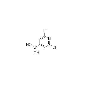 (2-chloro-6-fluoropyridin-4-yl)boronic acid