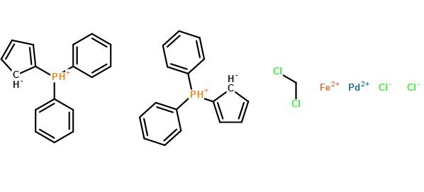 [1,1'-双(二苯基膦)二茂铁]二氯化钯二氯甲烷络合物,dichloride dichloromethane complex