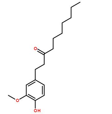 5-去氧-6-姜辣醇,1-(4-hydroxy-3-methoxyphenyl)decan-5-one