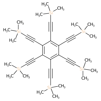 六（三甲硅基乙炔基）苯,Hexakis-[(trimethylsilyl)ethynyl]benzene
