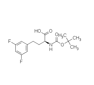 (2S)-4-(3,5-difluorophenyl)-2-[(2-methylpropan-2-yl)oxycarbonylamino]butanoic acid?