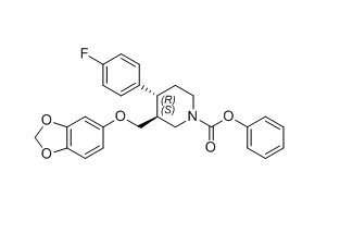 帕罗西汀杂质47,(3S,4R)-phenyl 3-((benzo[d][1,3]dioxol-5-yloxy)methyl)-4-(4- fluorophenyl)piperidine-1-carboxylate