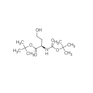 tert-butyl (2R)-4-hydroxy-2-[(2-methylpropan-2-yl)oxycarbonylamino]butanoate
