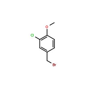 4-溴甲基-2-氯-1-甲氧基苯,4-Bromomethyl-2-chloro-1-methoxybenzene