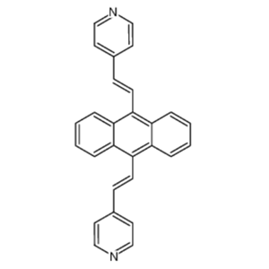 9,10-di-<β-(4-pyridyl)vinyl>anthracene