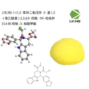 (1R,3R)-1-(1,3-苯并二氧戊環(huán)-5-基)-2-(氯乙?；?-2,3,4,9-四氫-1H-吡啶并[3,4-B]吲哚-3-羧酸甲酯,(1R,3R)-methyl-1,2,3,4-tetrahydro-2-chloroacetyl-1-(3,4-methylenedioxyphenyl)-9H-pyrido[3,4-B]indole-3-carboxylate