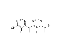 伏立康唑杂质27,4-(1-bromoethyl)-6-(1-(6-chloro-5-fluoropyrimidin-4-yl)ethyl)-5-fluoropyrimidine