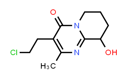 3-(2-氯乙基)-6,7,8,9-四氢-9-羟基-2-甲基-4H-吡啶并[1,2-a]嘧啶-4-酮,3-(2-Chloroethyl)-6,7,8,9-tetrahydro-9-hydroxy-2-methyl-4H-pyrido[1,2-a]pyrimidin-4-one