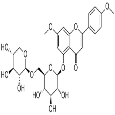 7,4'-Di-O-methylapigenin 5-O-xylosylglucoside,7,4'-Di-O-methylapigenin 5-O-xylosylglucoside