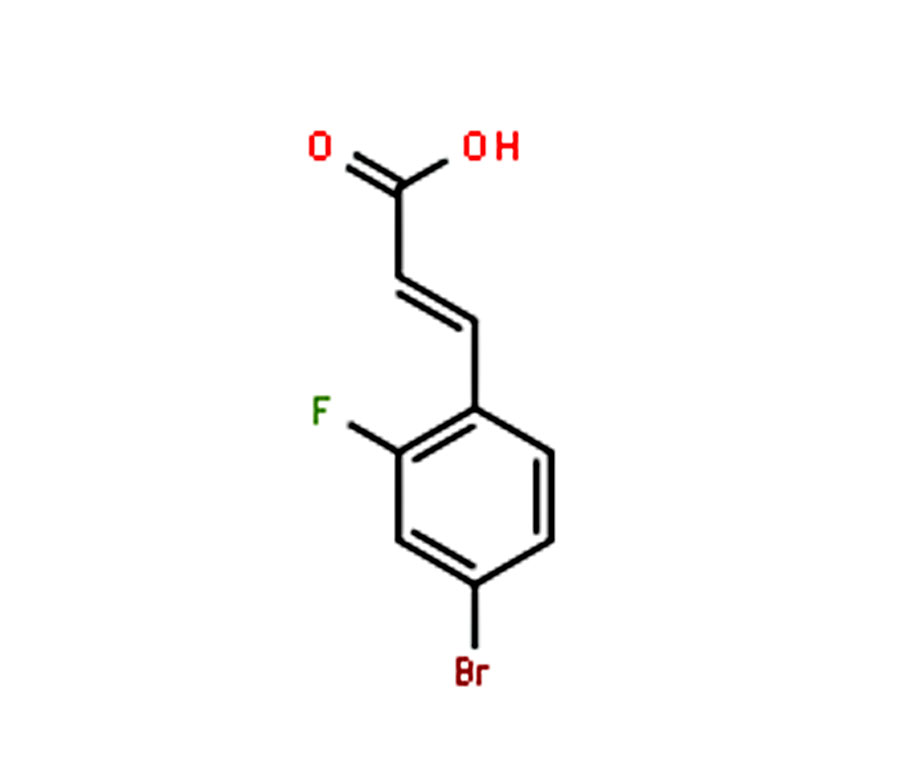 4-溴-2-氟肉桂酸,4-Bromo-2-fluorocinnamic acid