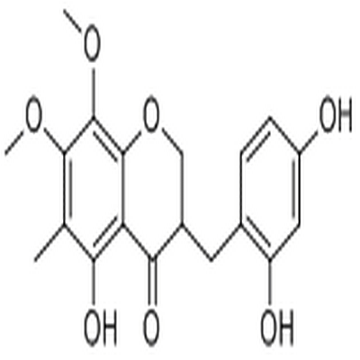 3-(2,4-Dihydroxybenzyl)-5-hydroxy-7,8-dimethoxy-6-methylchroman-4-one,3-(2,4-Dihydroxybenzyl)-5-hydroxy-7,8-dimethoxy-6-methylchroman-4-one