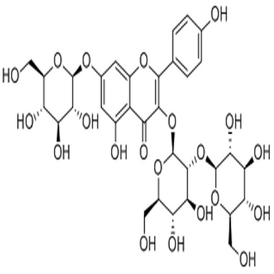 Kaempferol 3-O-sophoroside-7-O-glucosidee,Kaempferol 3-O-sophoroside-7-O-glucoside