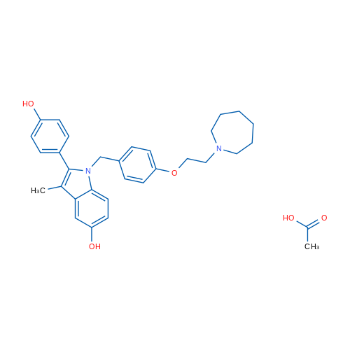 醋酸巴多昔芬,Bazedoxifene acetate