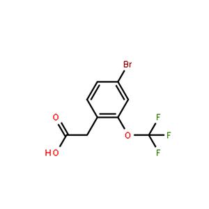 Benzeneacetic acid, 4-bromo-2-(trifluoromethoxy)-