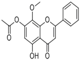 5-Hydroxy-7-acetoxy-8-methoxyflavone
