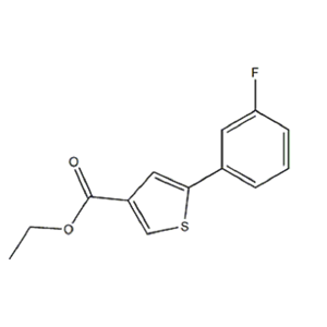 乙基 5-(3-氟苯基)噻吩-3-甲酸基酯,ethyl 5-(3-fluorophenyl)thiophene-3-carboxylate
