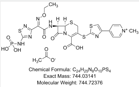 头孢洛林酯杂质对照品,Ceftaroline Fosamil