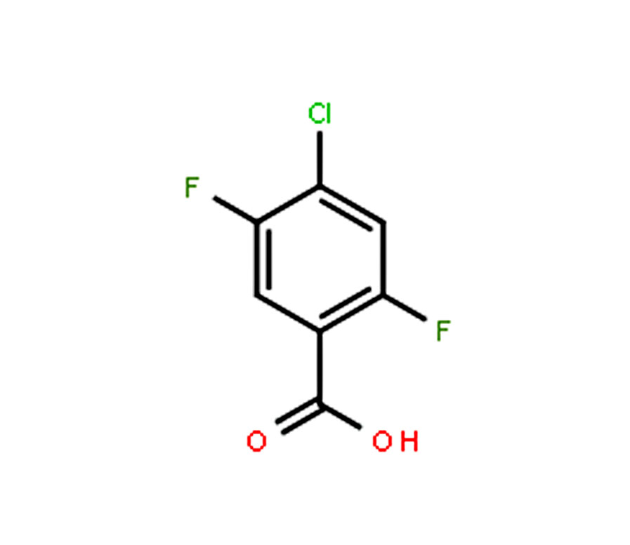 2,5-二氟-4-氯苯甲酸,2,5-Difluoro-4-chlorobenzoic acid